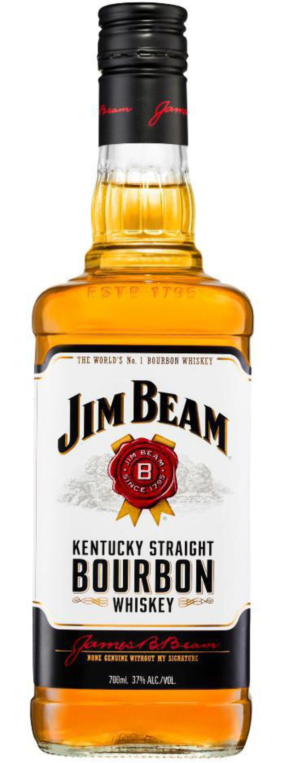 JIM BEAM WHITE LBL 37% 700ML