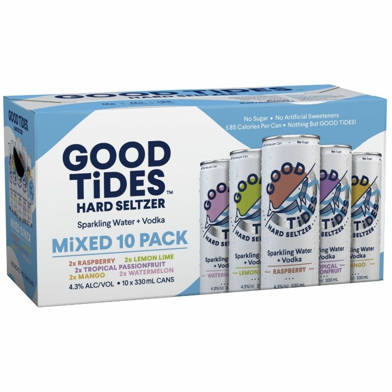 GOOD TIDES SELTZ MIX 10PK330ML