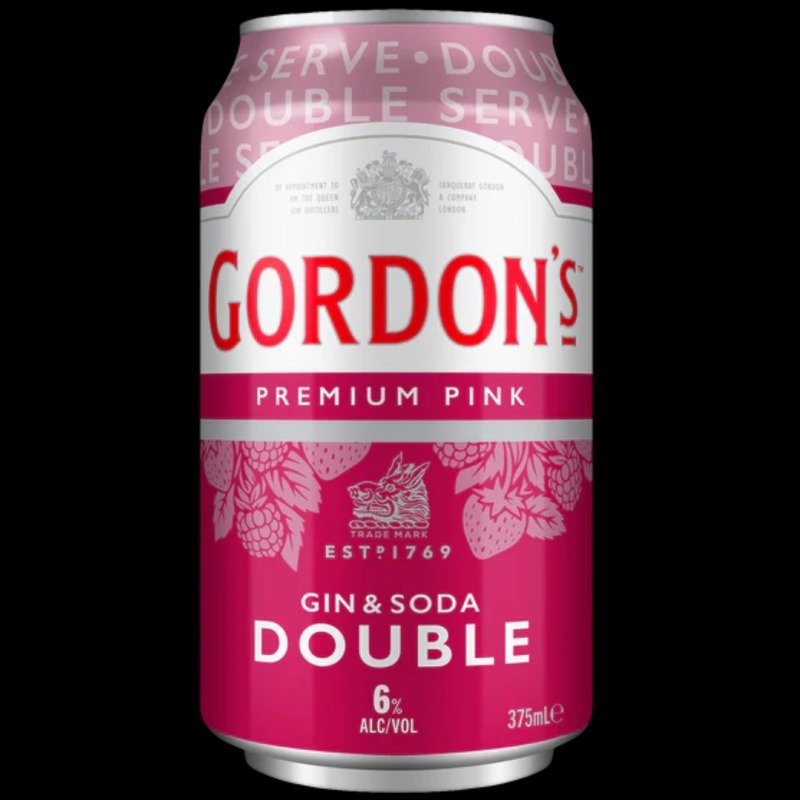 Gordon's Pink Double Strength Gin 6% 375ml