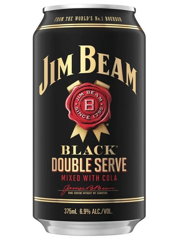 Jim Beam Black Double Oak 10 Pack Cans 375ml
