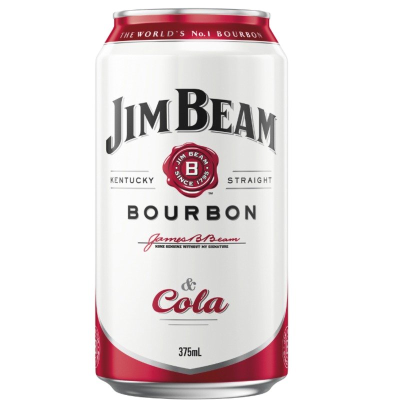 JIM BEAM&ZERO 4.8% CUBE 375ML