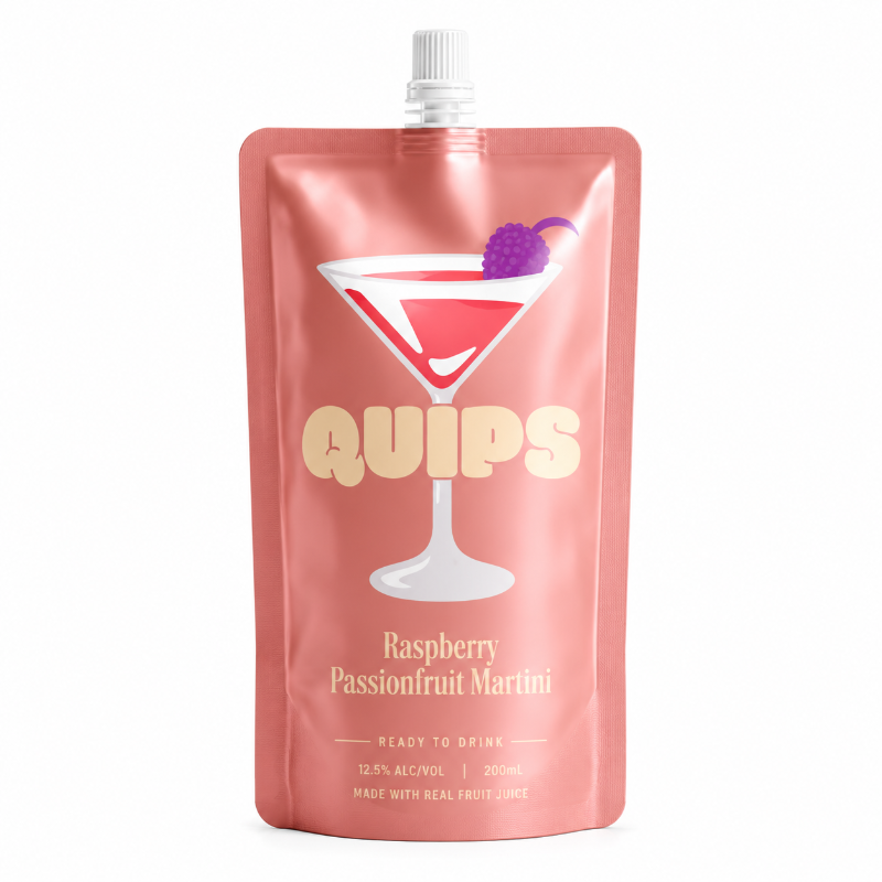 Quips Raspberry Passionfruit Martini 168ML