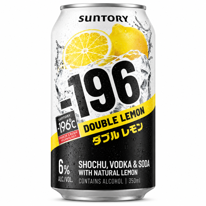 -196 SUNTORY DOUBLE LEMON CAN 330ML