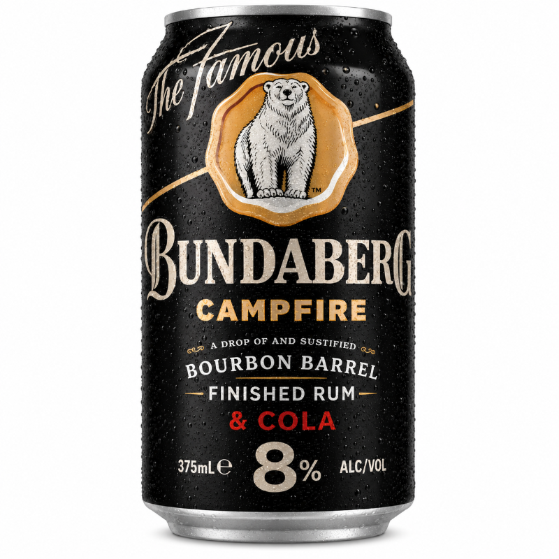 BUNDY CAMPFIRE/COLA BOURBON 8% Cans 375ML