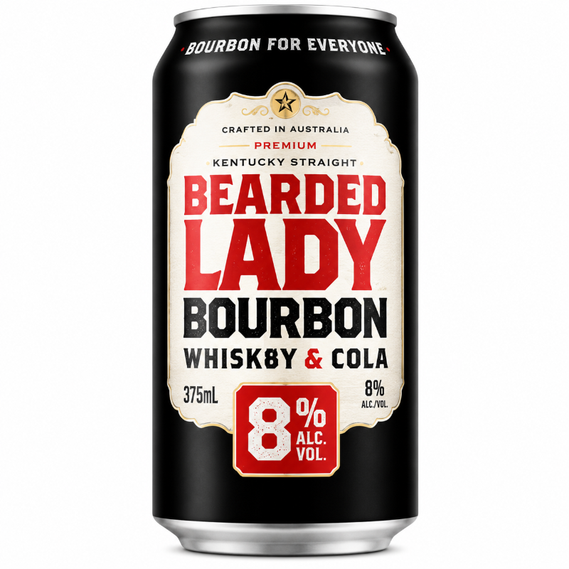 Bearded Lady Bourbon & Cola 8% CAN 375ML