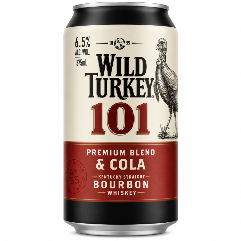 Wild Turkey & Cola 101 6.5% Can 375ml