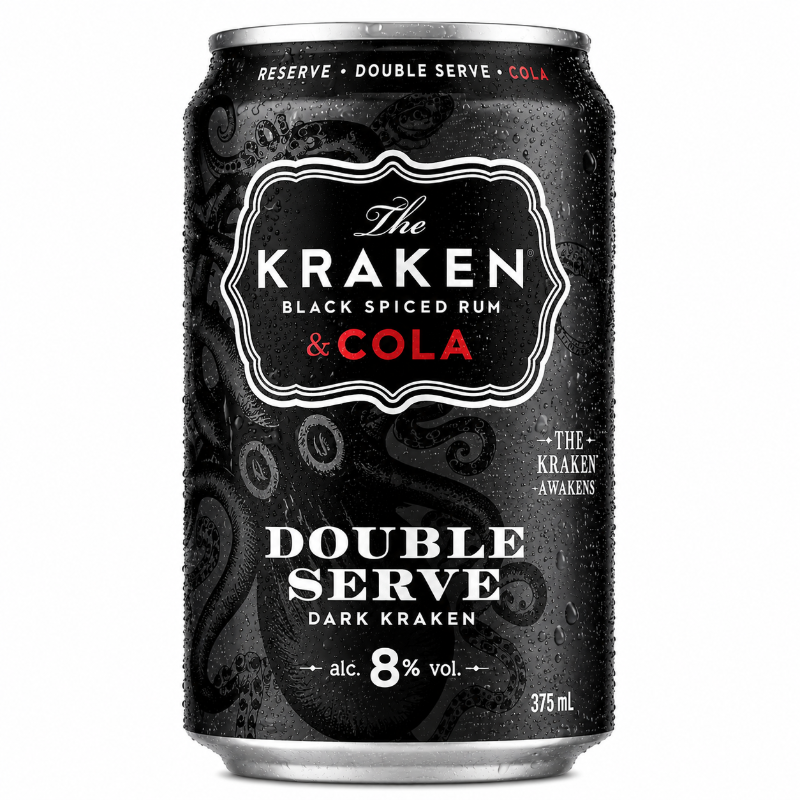 KRAKEN SPICED RUM & CL8% C 320ML