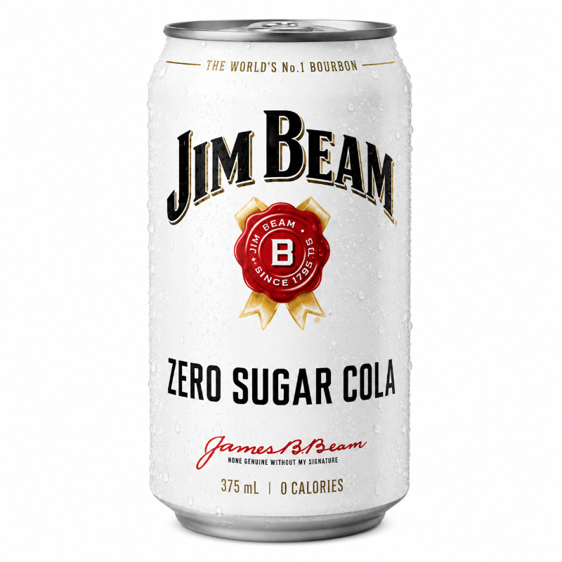 JIM BEAM&ZERO 4.8% 375ML