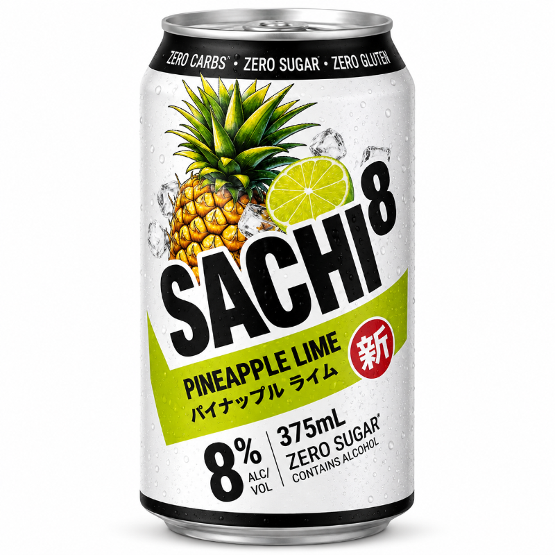 SACHI8 PINEAPPLE LIME Cans 375ML