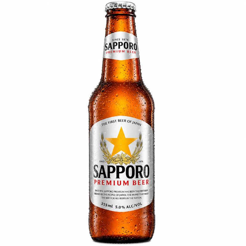 Sapporo Premium Beer Bottle 355ml