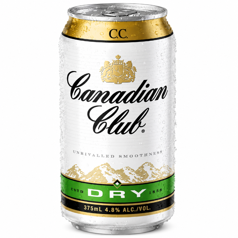 CAN CLUB&DRY 4.8% N 375ML