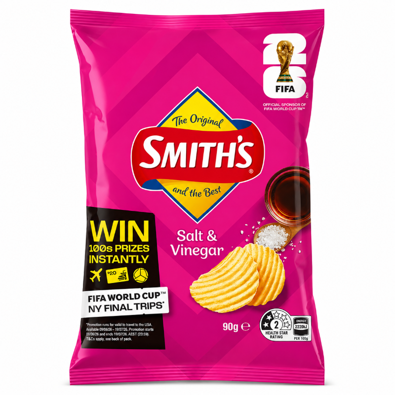 SMITHS CRINKL SLT/VIN 90GM