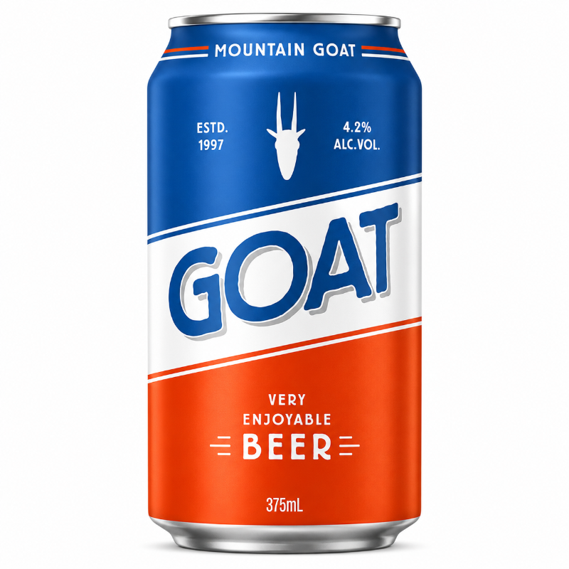MTN GOAT BEER 4.2% CN 375ML