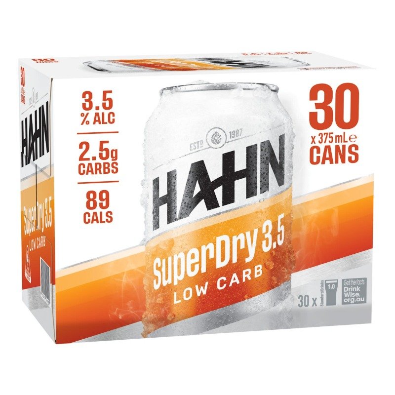 HAHN S/DRY 3.5 30PK CAN