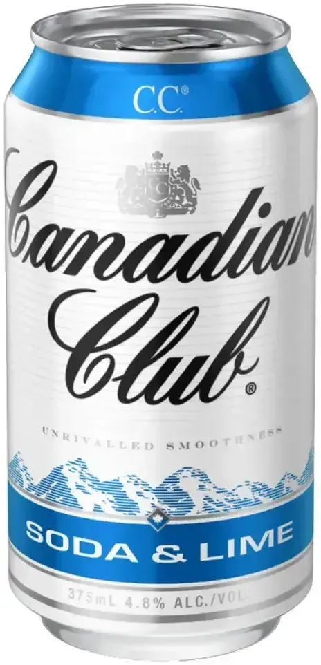 CAN CLUB SODA&LIME 4.8%