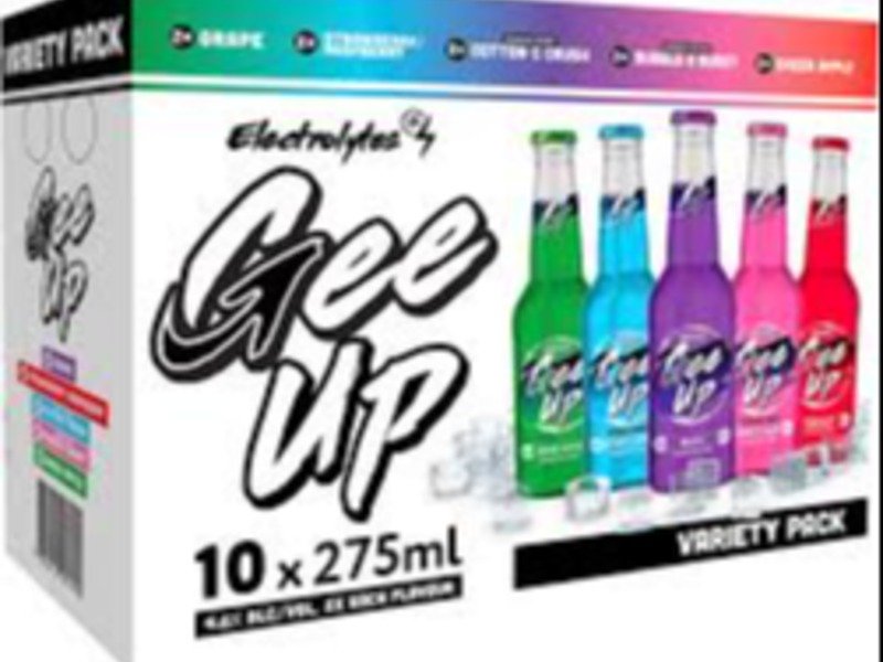 GEE UP VODKA RTD MIX10PK 275ML