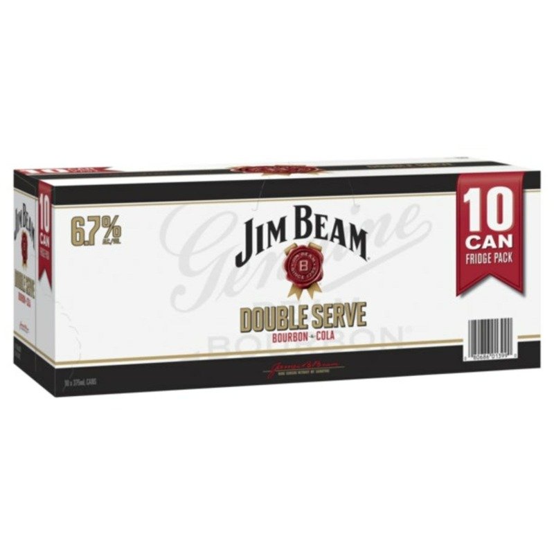 Jim Beam White Label Double Shot 10 Pack