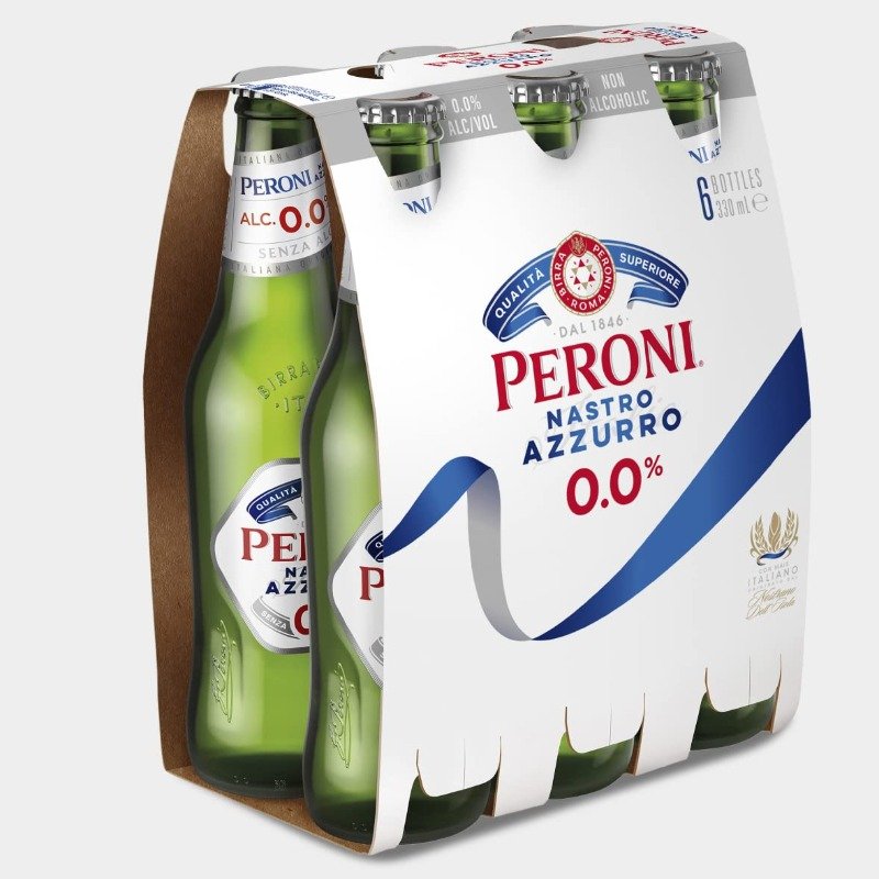 PERONI NASTRO AZZURO 0% 6X330ML