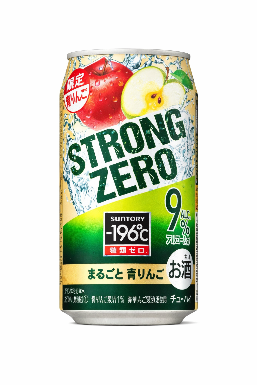 Suntory Strong 9% Zero -196 Apple