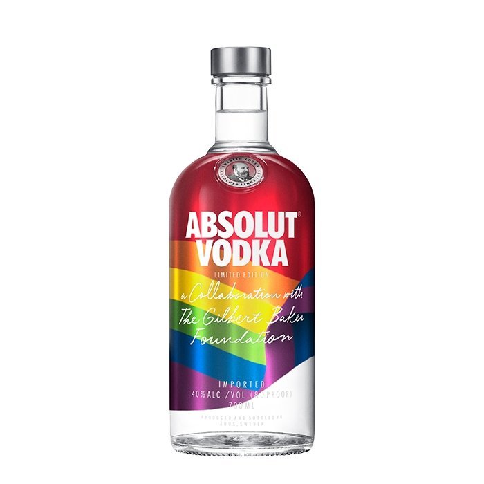 Absolut Rainbow Limited Edition Vodka 700ml