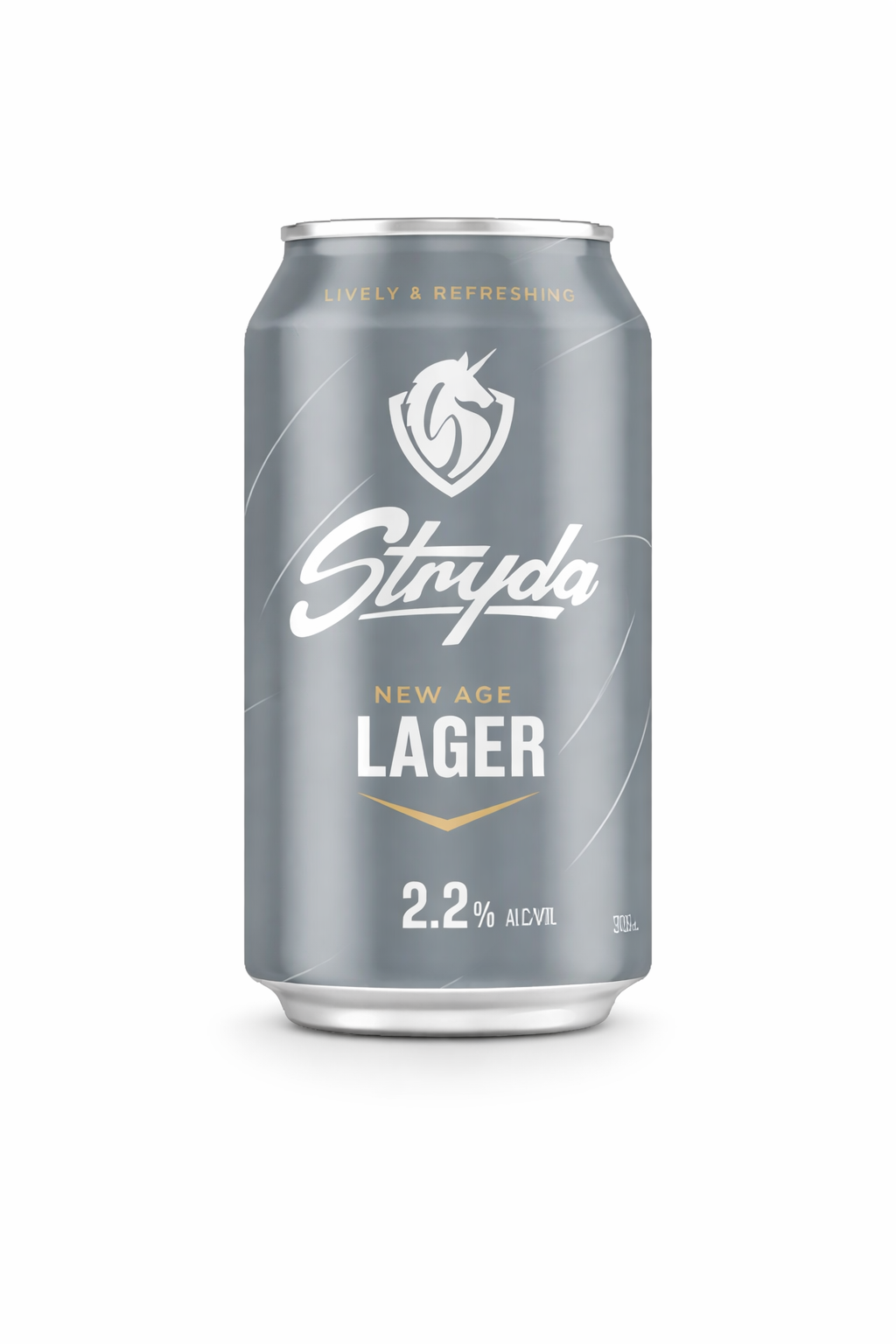 Stryda New Age Lager Cans