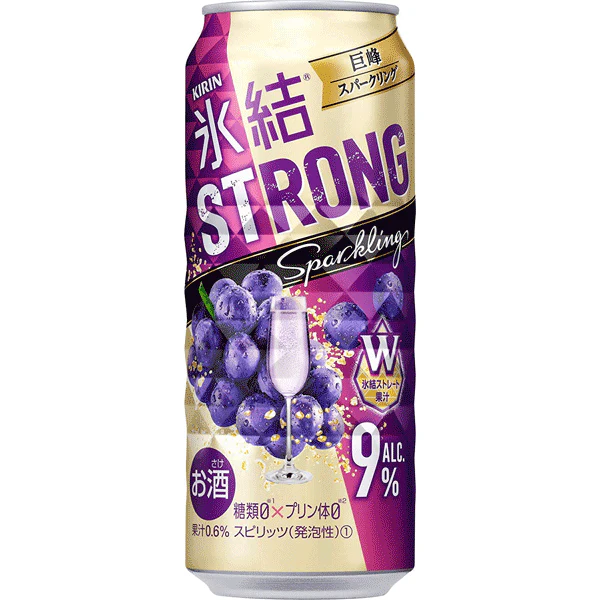 Kirin Hyoketsu Strong Kyoho Grape Sparkling 500ml x 24