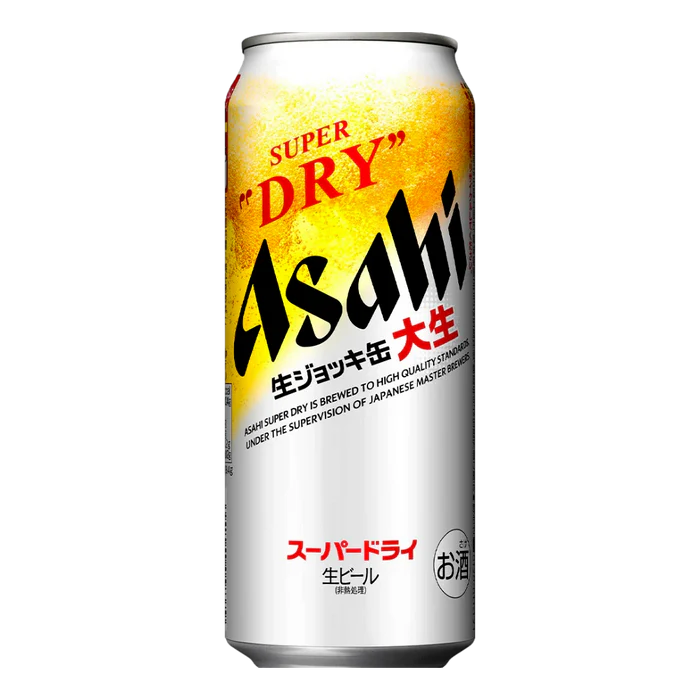 Asahi Super Dry Nama Mug Premium Japanese Beer 485ml x 24