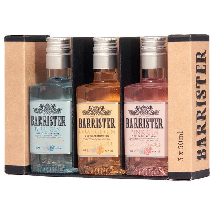Barrister Gin Gift Pack 50mlx3