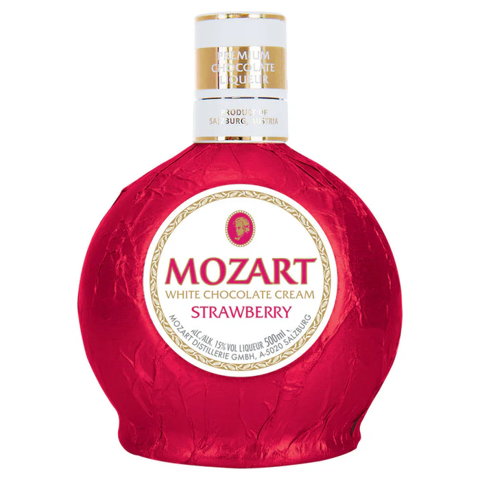 Mozart Strawberry White Chocolate Liqueur 500 ml