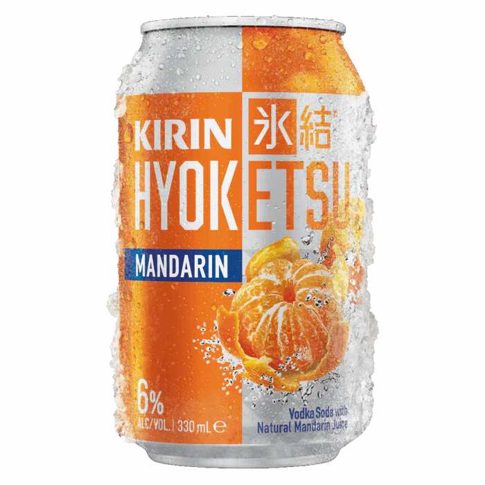 Kirin Hyoketsu Mandarin 6% Cans 330mlx24