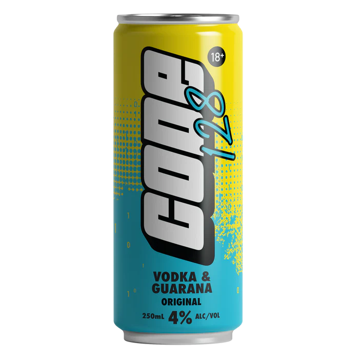 Code 128 Vodka and Guarana Original 250mlx24