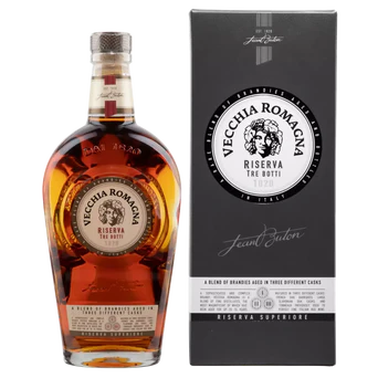 Vecchia Romagna Riserva Tre Botti 1820 Italian Brandy 700ml