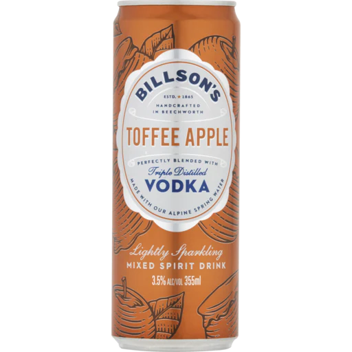 Billson's Vodka Toffee Apple 355ml
