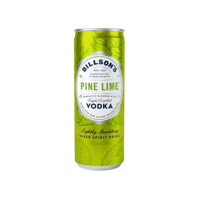 Billson's Vodka Pine Lime 355ml
