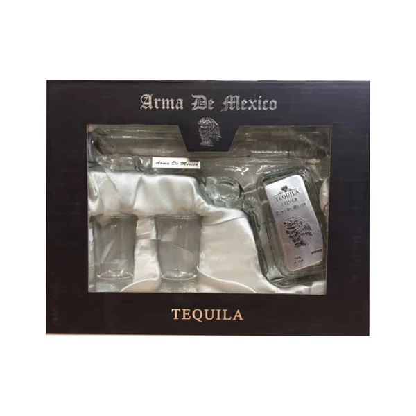 Arma De Mexico Pistol Pack with 2 Shot Glasses