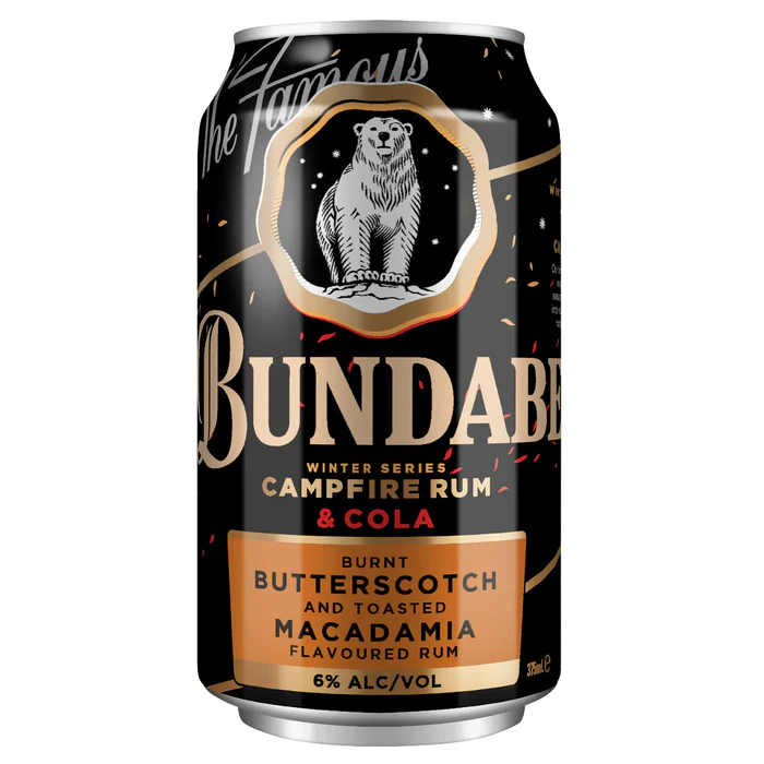Bundaberg Campfire Rum and Cola Cans Limited Edition 375ml