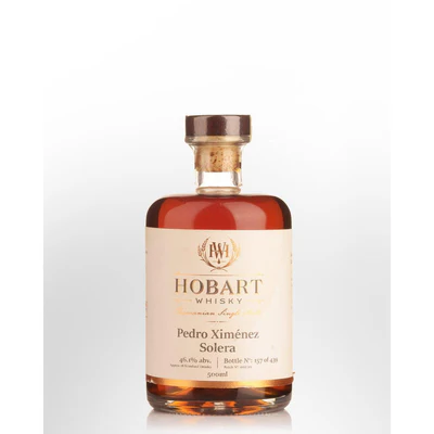 Hobart Whisky Pedro Ximénez Solera Australian Single Malt Whisky 500ml