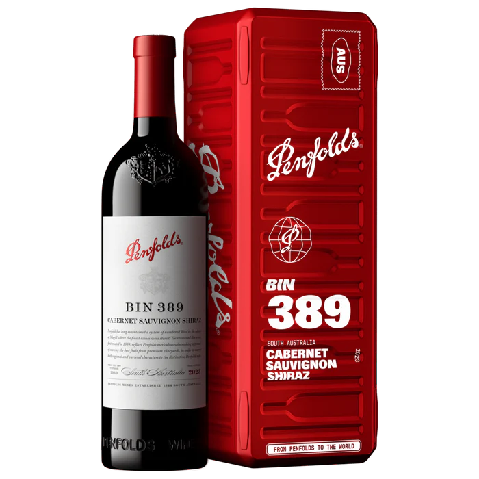 Penfolds Bin 389 Cabernet Shiraz 2023 Limited Edition Holiday Gift Box 750ml