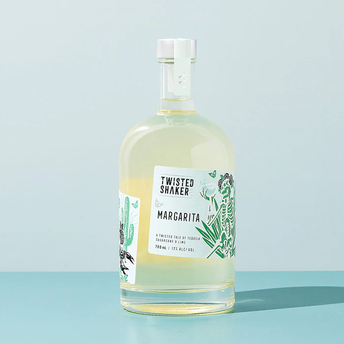 Twisted Shaker Tequila Margarita Bottled Cocktail 200ml
