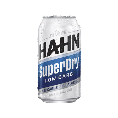 Hahn SuperDry Cans Block 375ml