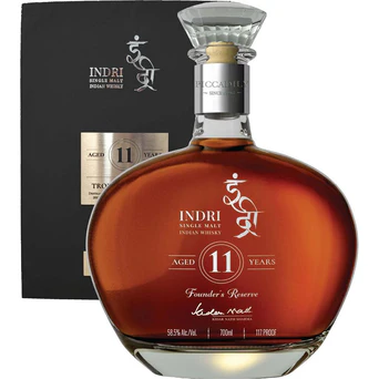 Indri Founder's Reserve Indian Single Malt Whisky 11 Year Old 700ml