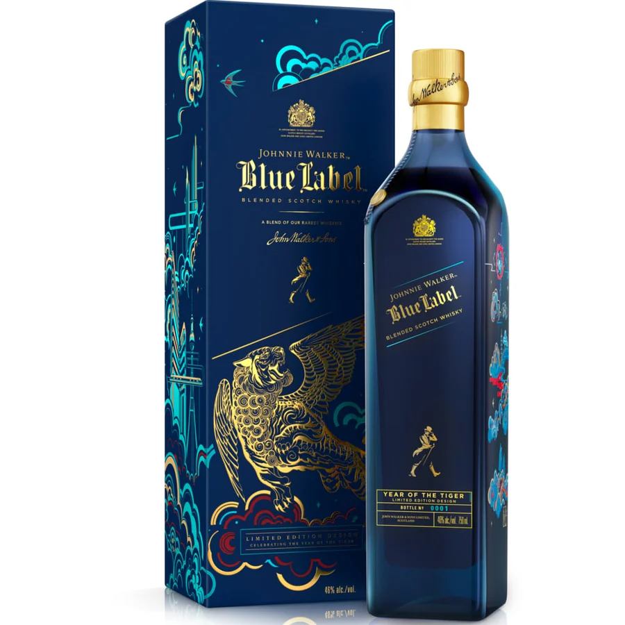 Johnnie Walker Blue Year Of The Tiger Blended Scotch Whisky 750 ml