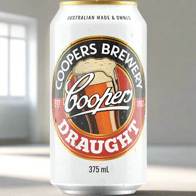 Coopers Genuine Draught Cans 18x375mL