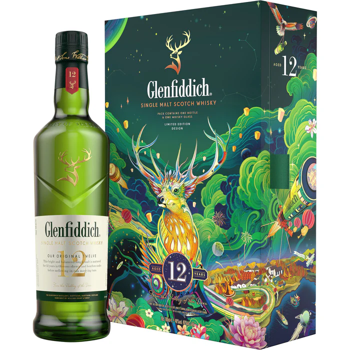 Glenfiddich 12 Years Old Scotch Whisky Lunar New Year Limited Edition 700 ml