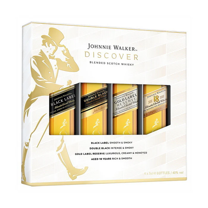 Johnnie Walker Discovery Gift Pk 4 x 50 ml