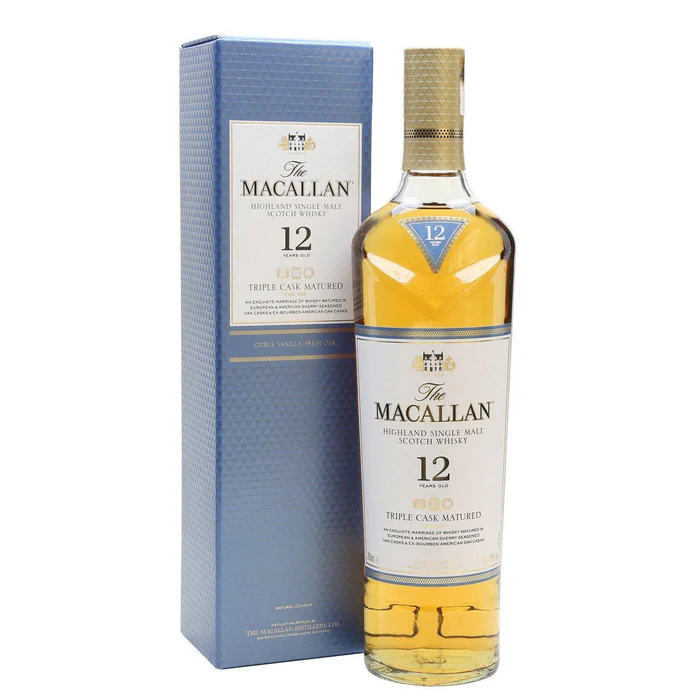 The Macallan 12 Year Old Triple Cask Single Malt Scotch Whisky 700 ml
