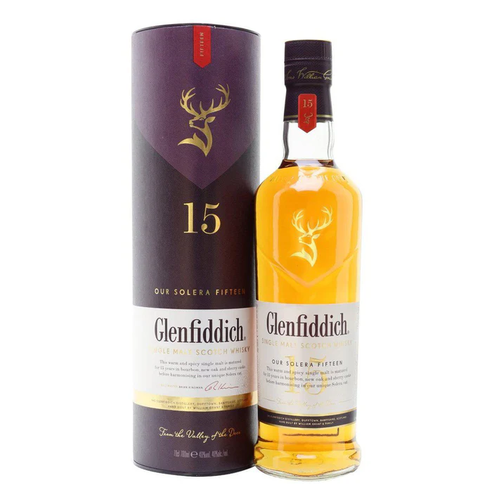 Glenfiddich 15 Year Old Single Malt Scotch Whisky 700 ml