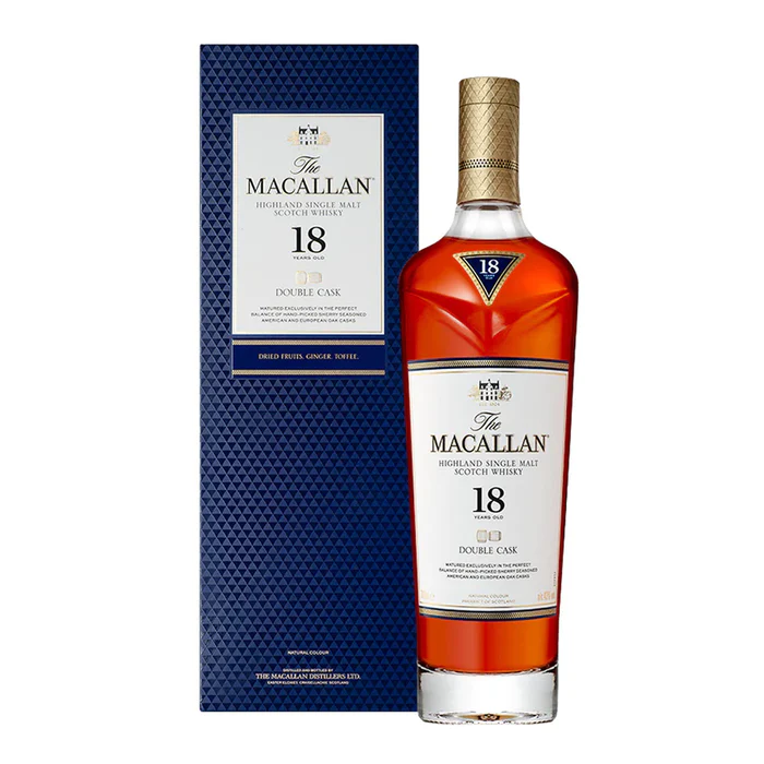 The Macallan Double Cask 18 Year Old Single Malt Scotch Whisky (Annual 2021 Release) 700 ml