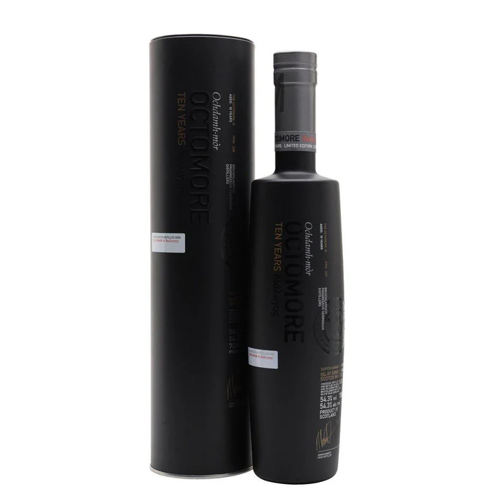 Bruichladdich Octomore 10 Years Old 2009 4th Edition Limited Edition Super Heavily Peated Islay Single Malt Scotch Whisky 700 ml