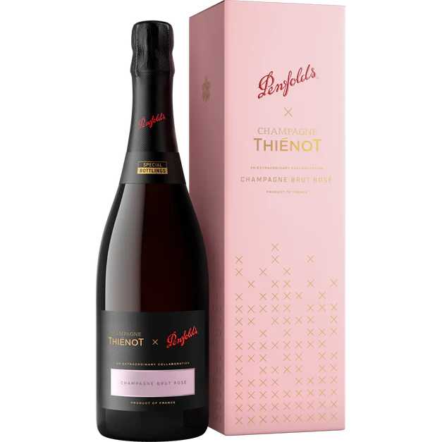 Penfolds Champagne Thienot X Penfolds Rose Champagne NV Gift Box 750ml